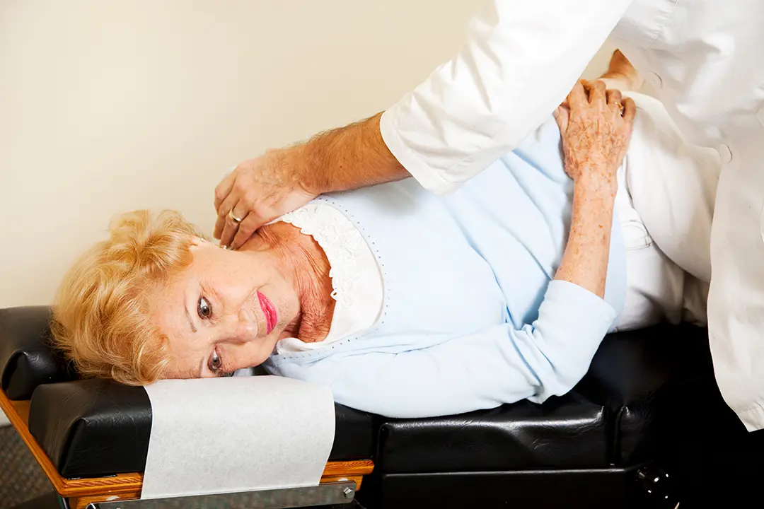 older patient seeking chiropractic care