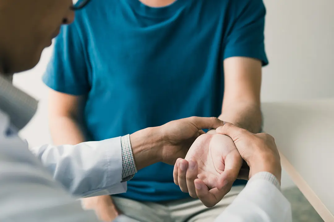 wrist adjustment by a professional